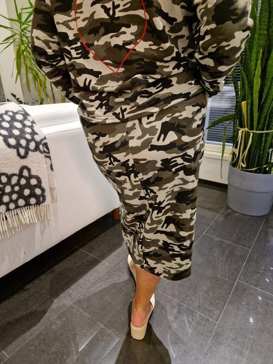 Camo midi hame