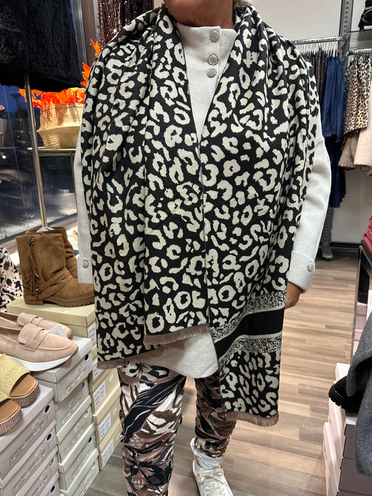 Kaulahuivi musta pantteri