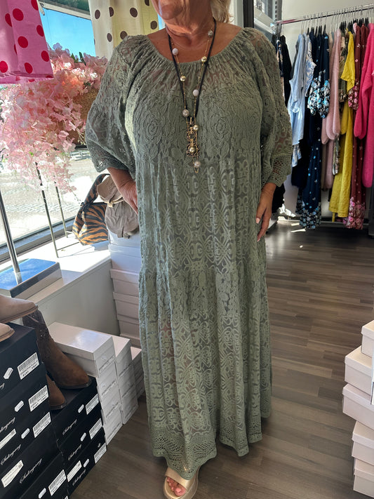 Plussize pitsimekko (3 väriä)