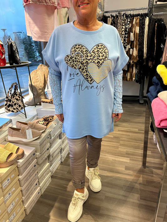 College tunika sininen