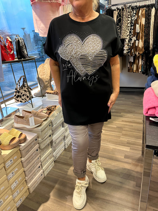 College tunika musta