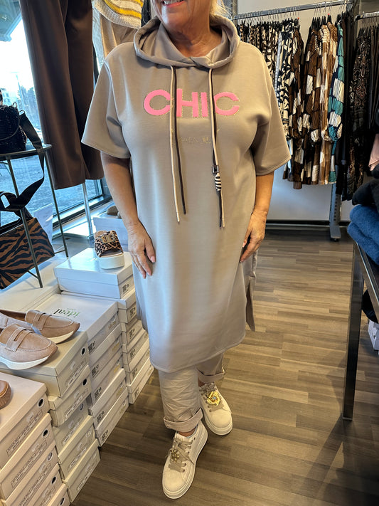 Huppari tunika/mekko Chic taupe