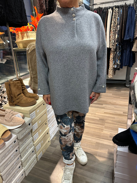 Neuletunika Diamond harmaa