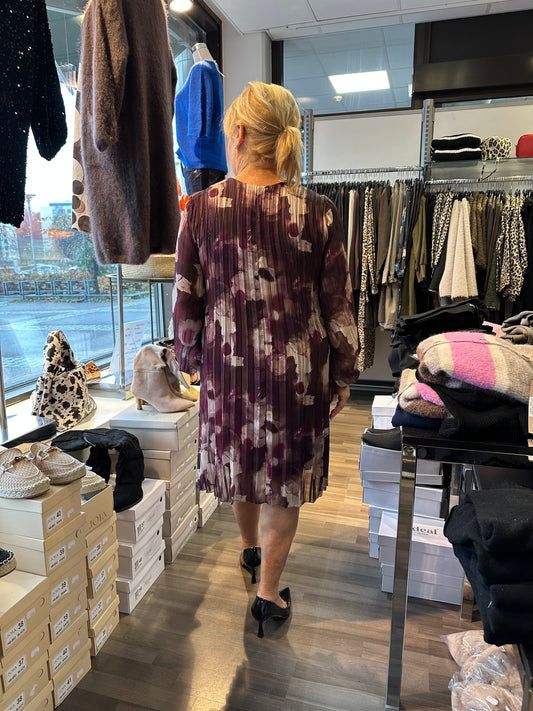 Sifonkitunika/mekko luumu