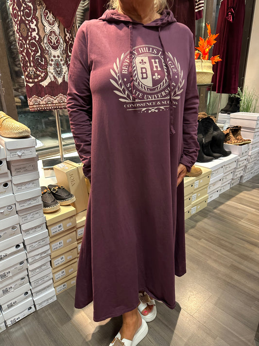 Hupparimekko Uni viininpunainen