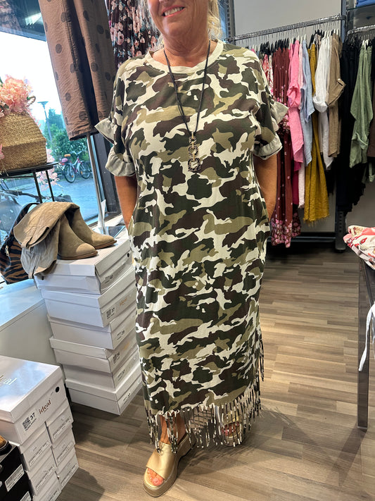 Trikoomekko hapsuhelmalla Camo
