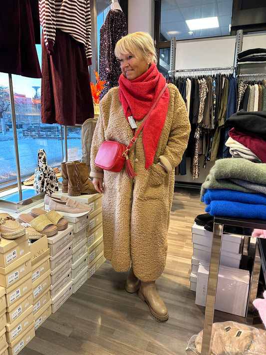 Nahkalaukku punainen