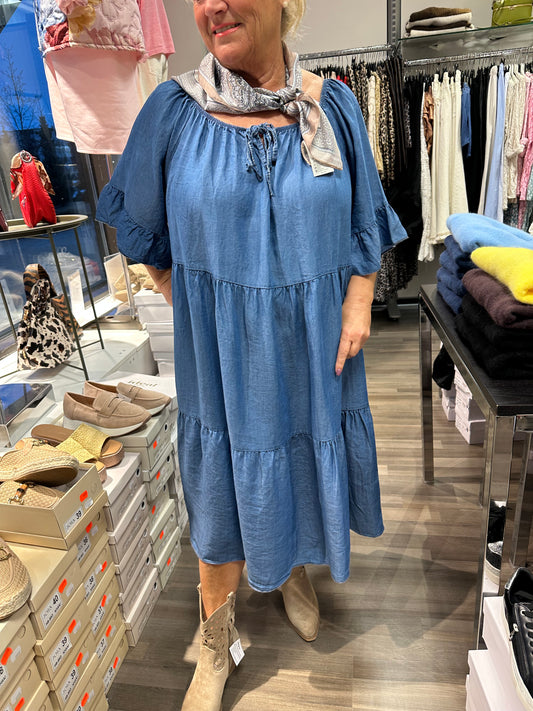 Plussize tencel mekko (2 väriä)