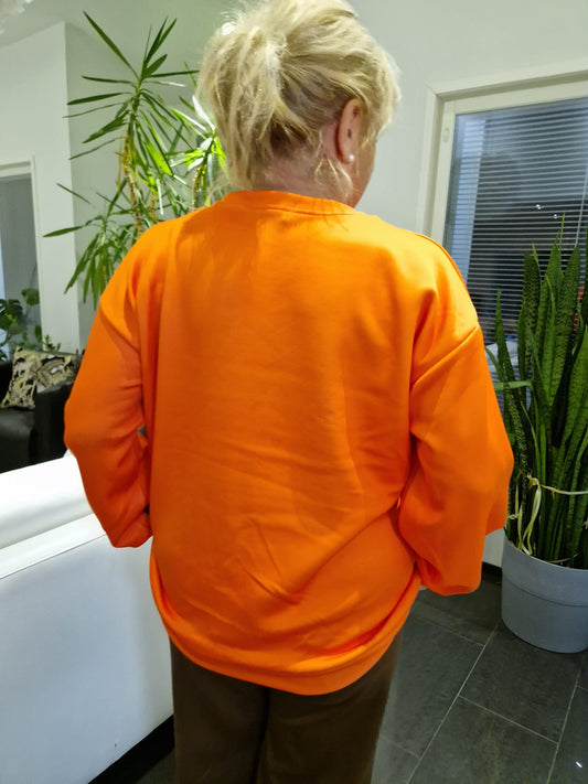 Collegepusero Copenhagen oranssi