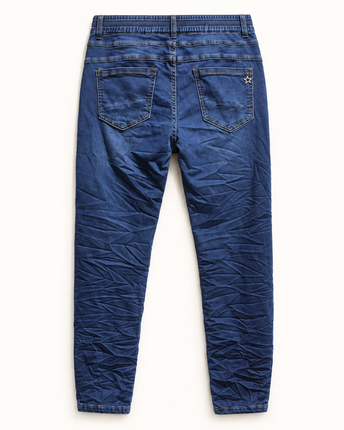 Jogger farkut joustavalla vyötäröllä