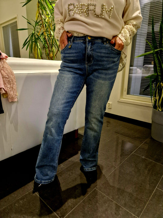 Brook bootleg farkku pesty sininen