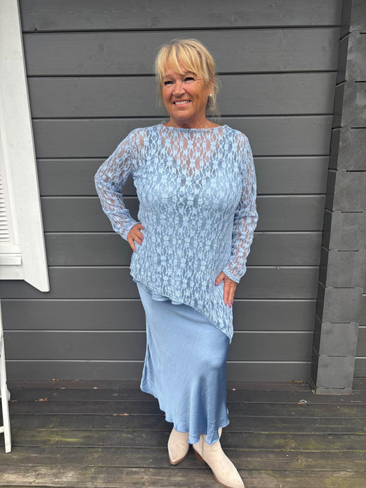 Pitsitunika vaalean sininen