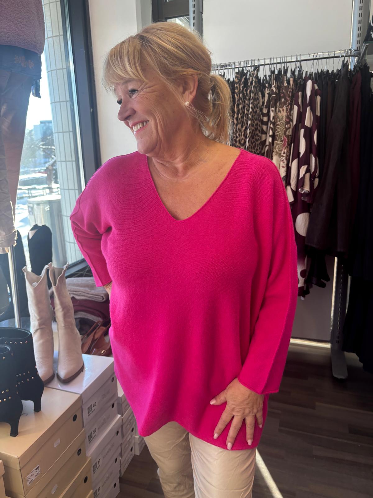 Reilumpi neule fuksia