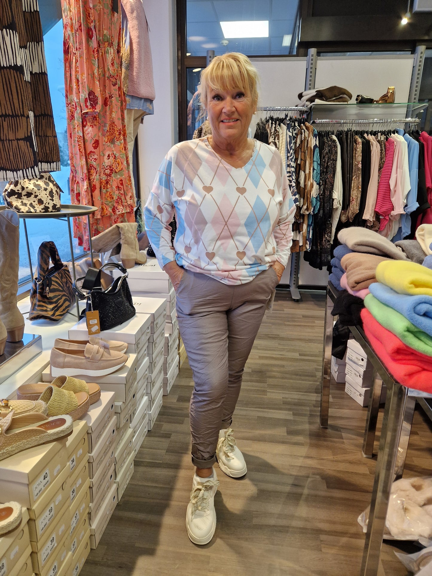 Stretch keinonahkahousu fango