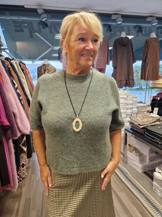 Alpakka-sekoite neule vihreä