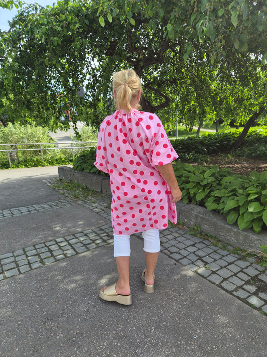 Oversize pallotunika pinkki