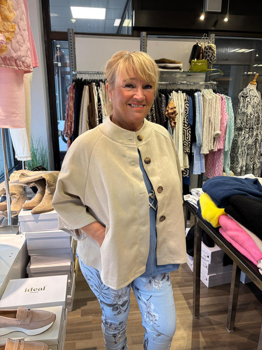 A-linjainen jakku beige