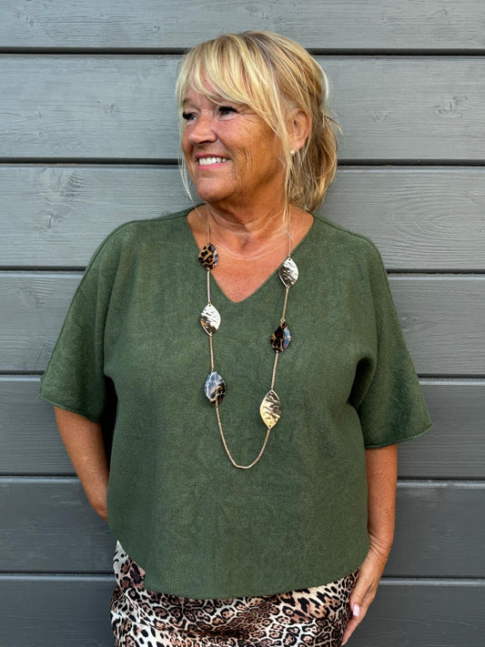 Laatikkoneule vihreä