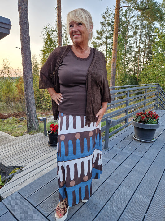 Puolihame sini kuvio