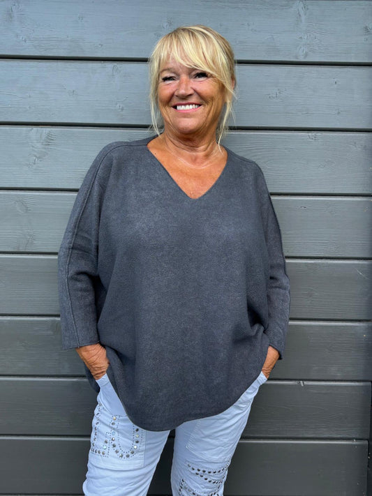 Reilumpi neule harmaa