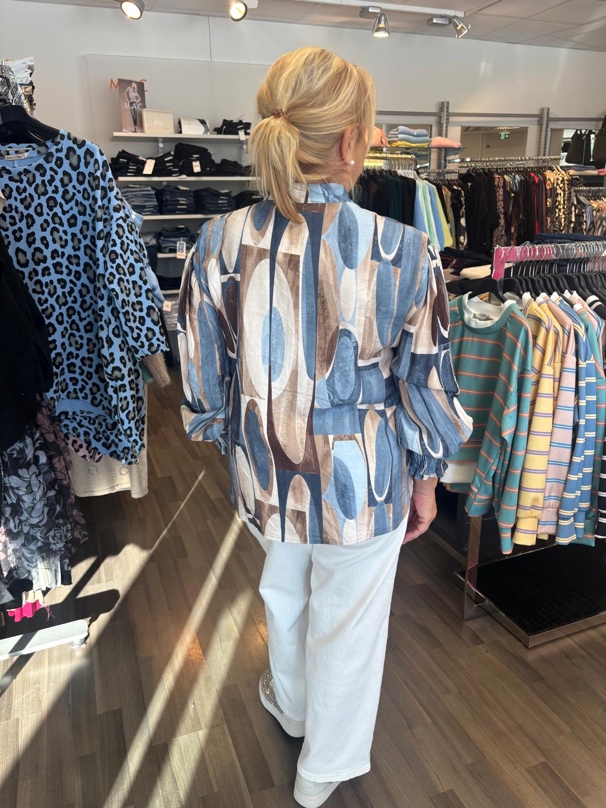 Viskoosipusero sininen