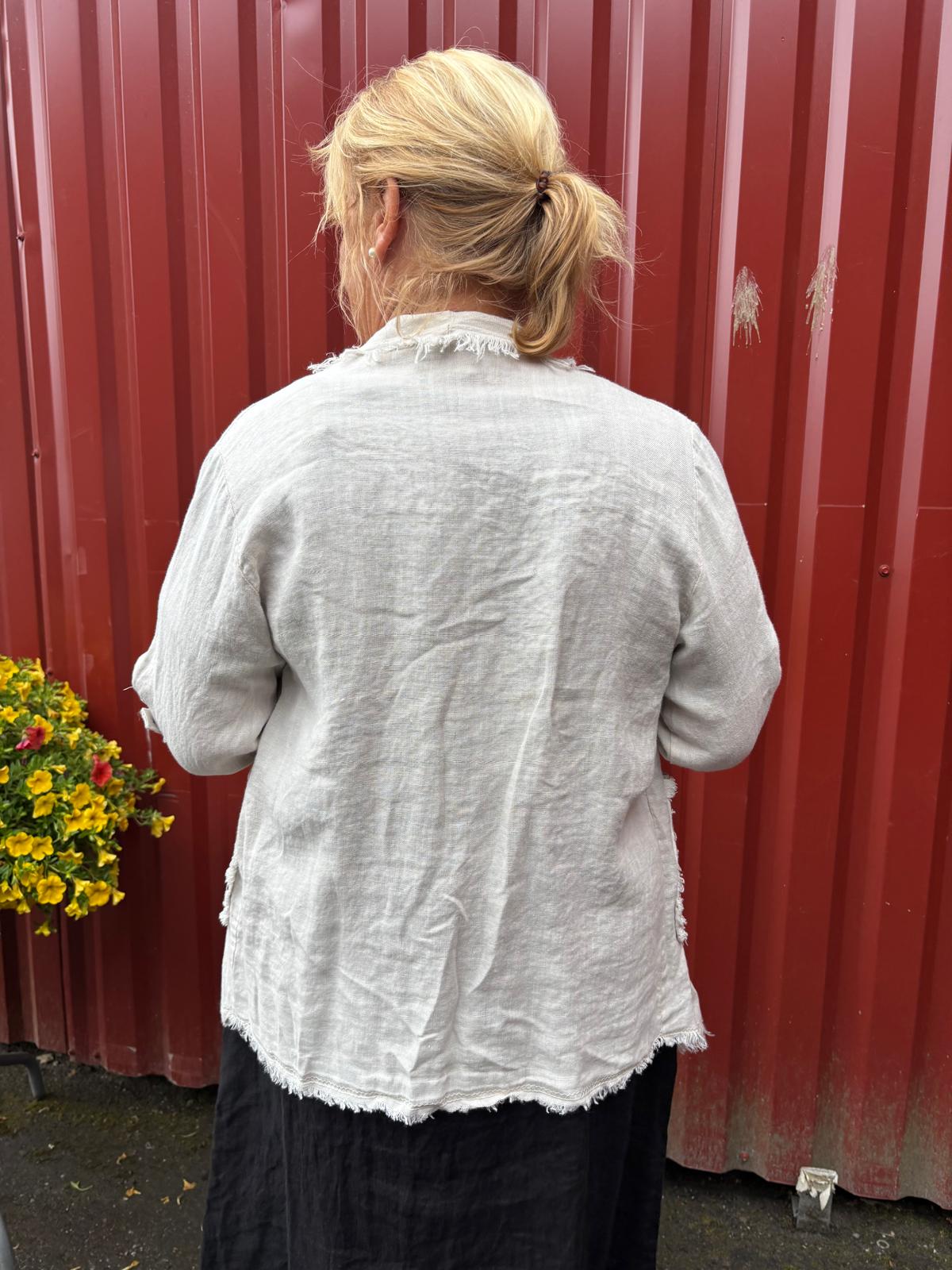 Pellavajakku vaalea beessi