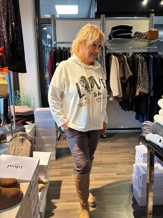 Love huppari valkoinen