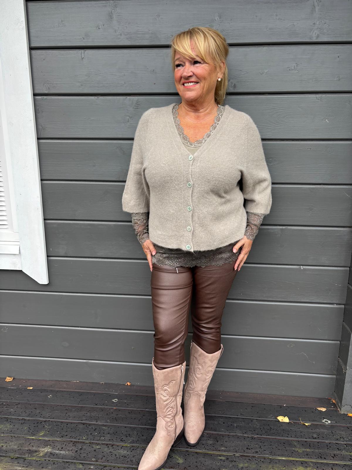 Baby Alpakka neuletakki beige