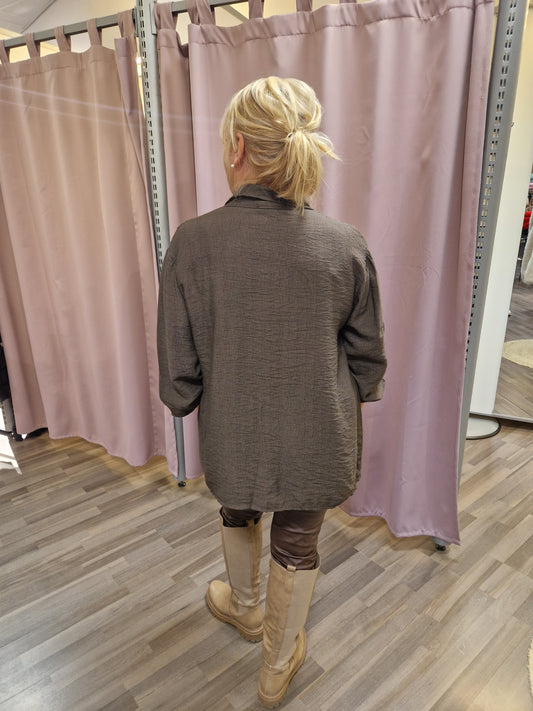 Viskoosipusero ruskea