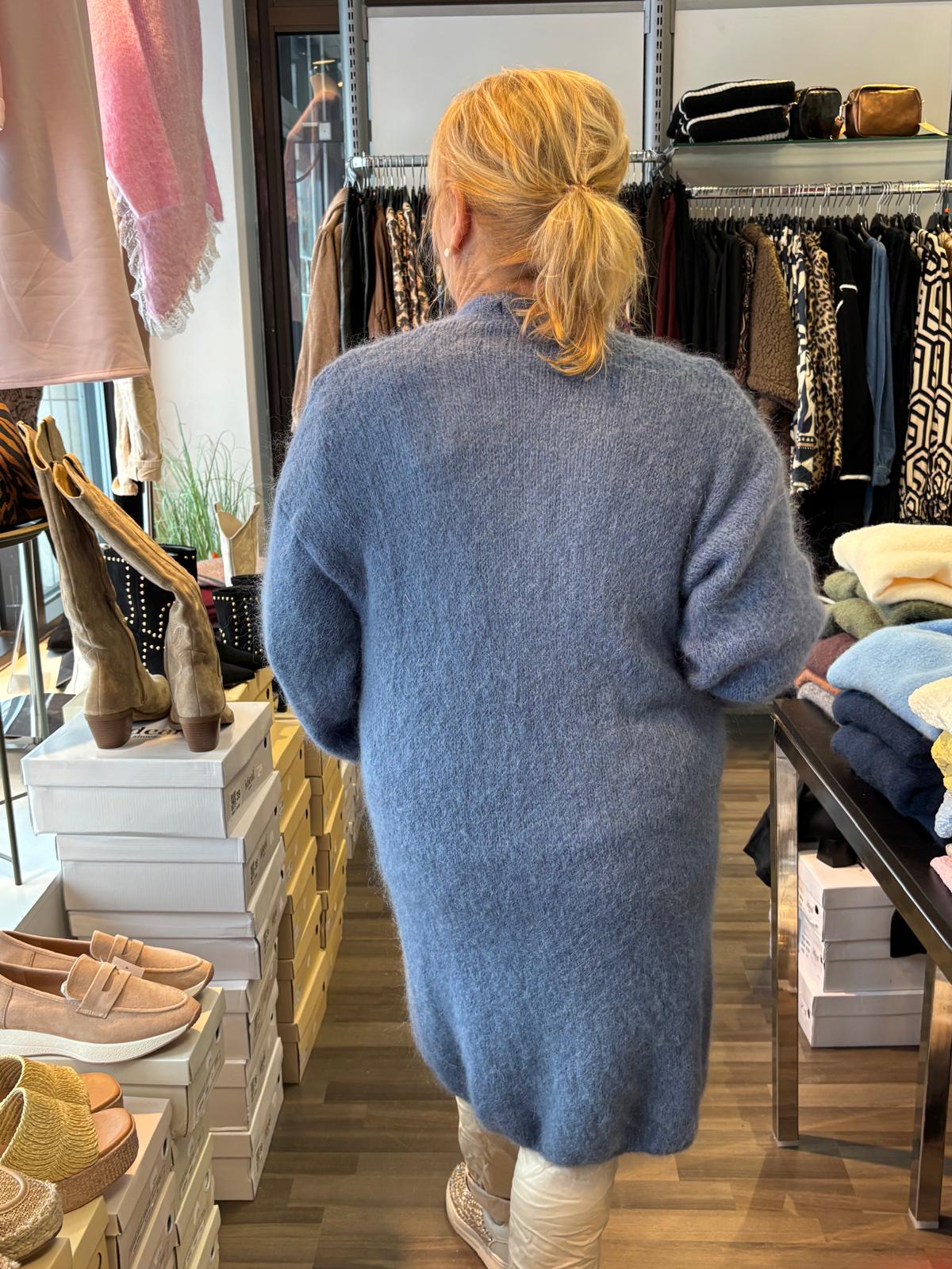 Mohair neuletakki jeans