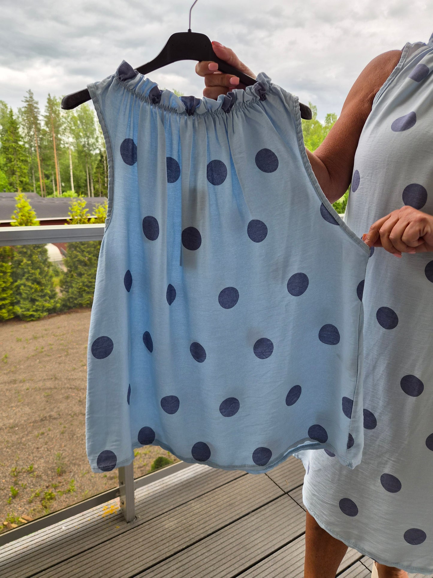 Pallotoppi sininen