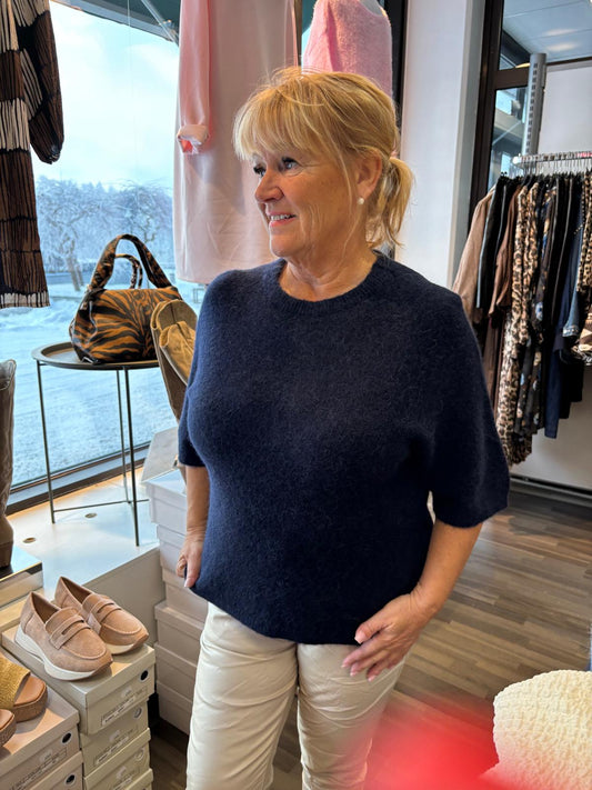 Alpakka-sekoite neule navy blue