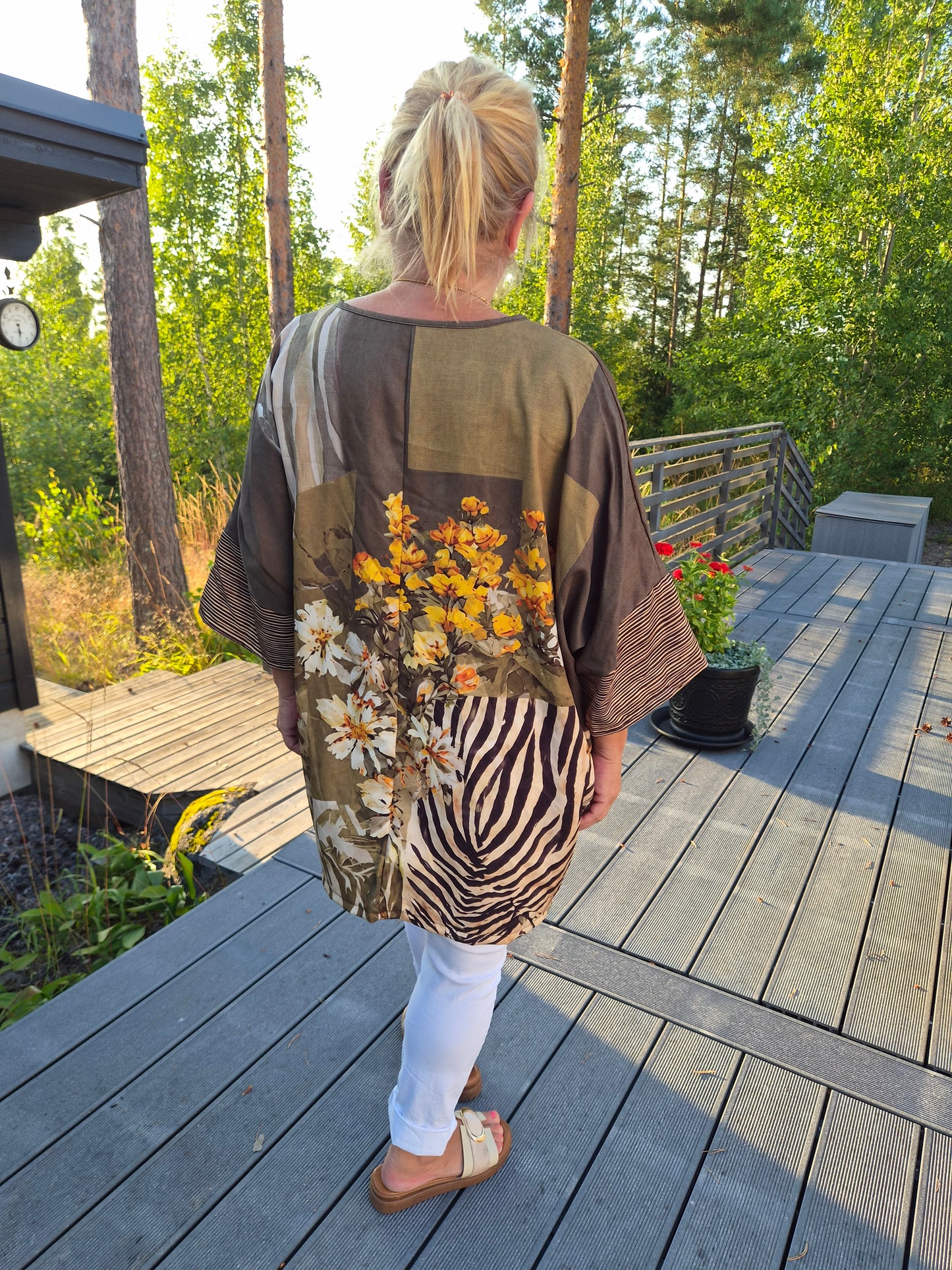 Plussize tunika vihreä