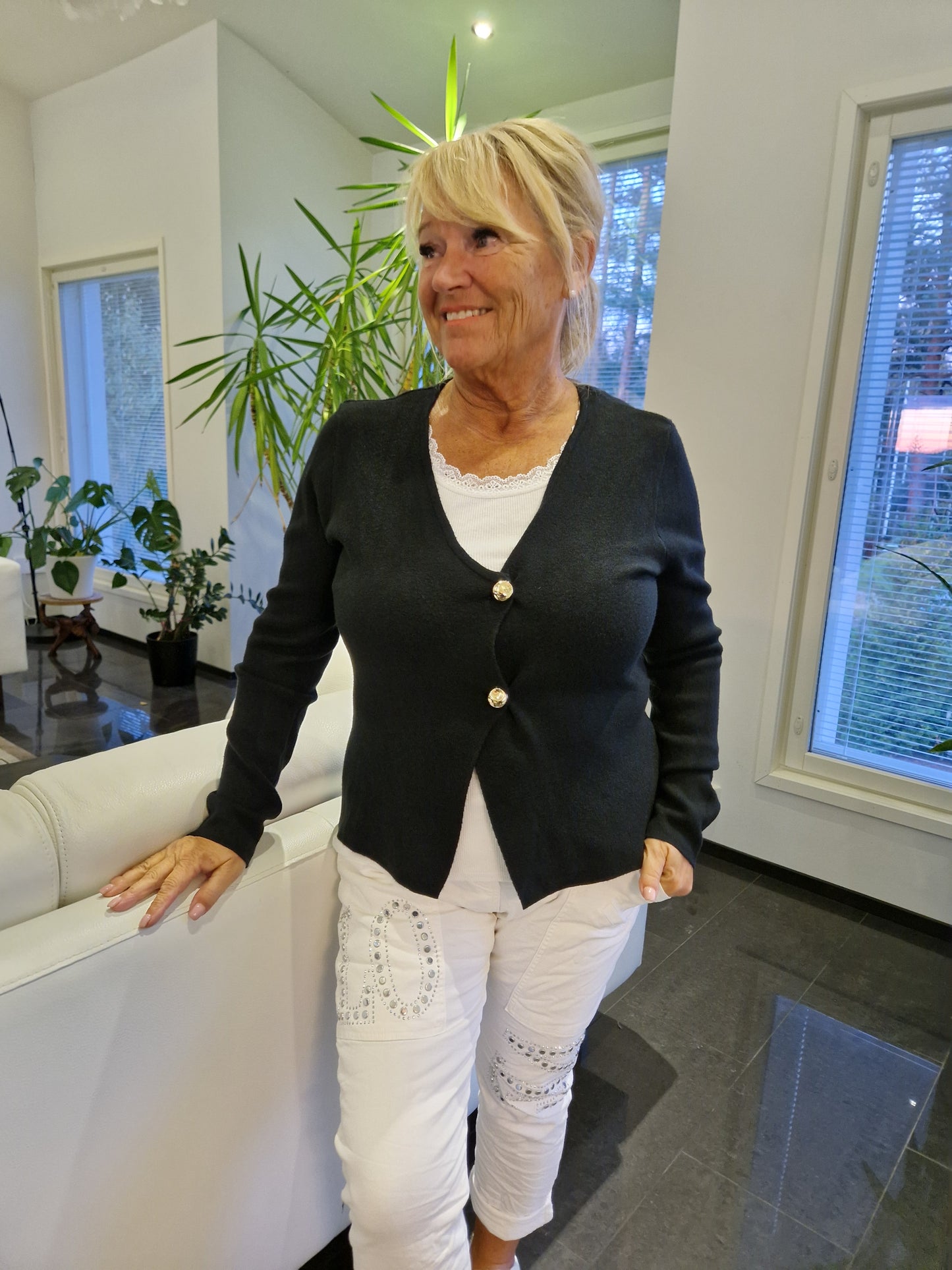 Siro neuletakki/jakku musta