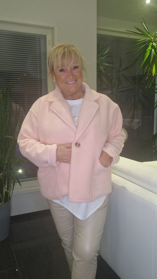 Kevätjakku vaalea roosa