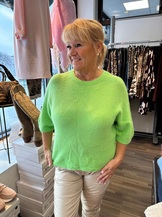 Alpakka-sekoite neule omppuvihreä