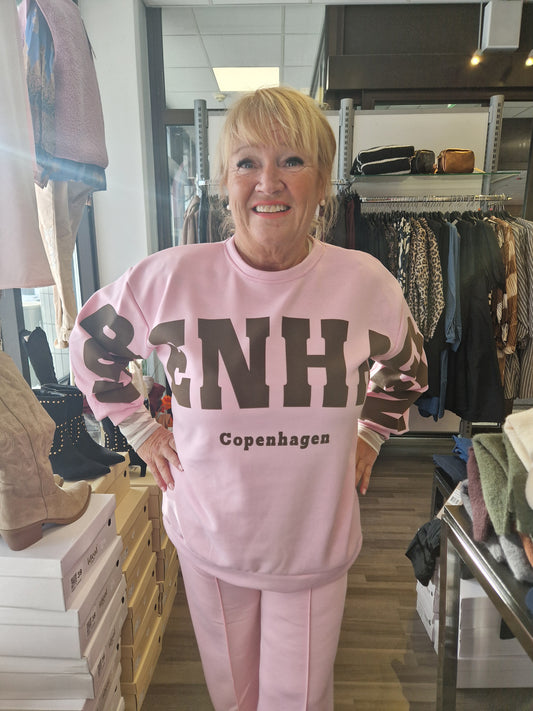 Collegepusero Copenhagen roosa