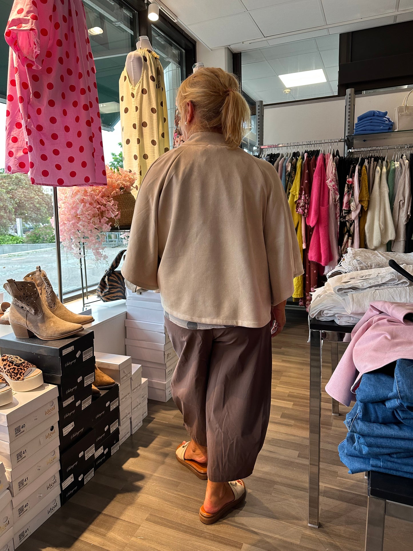 A-linjainen jakku beige