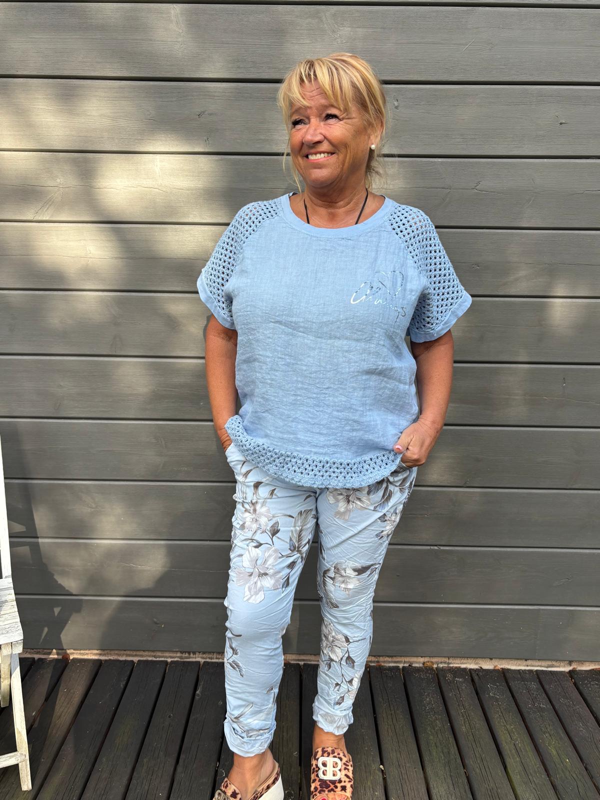 T-paita puuvilla-pellavaa (9 väriä)