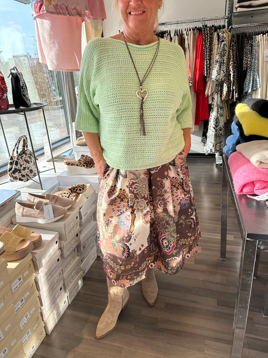 Neule Crochet vihreä