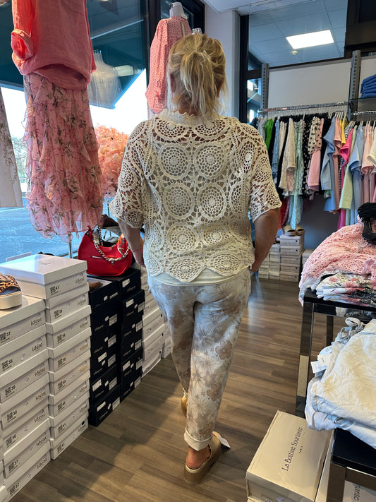 Reilummankokoinen pitsineule (4 väriä)