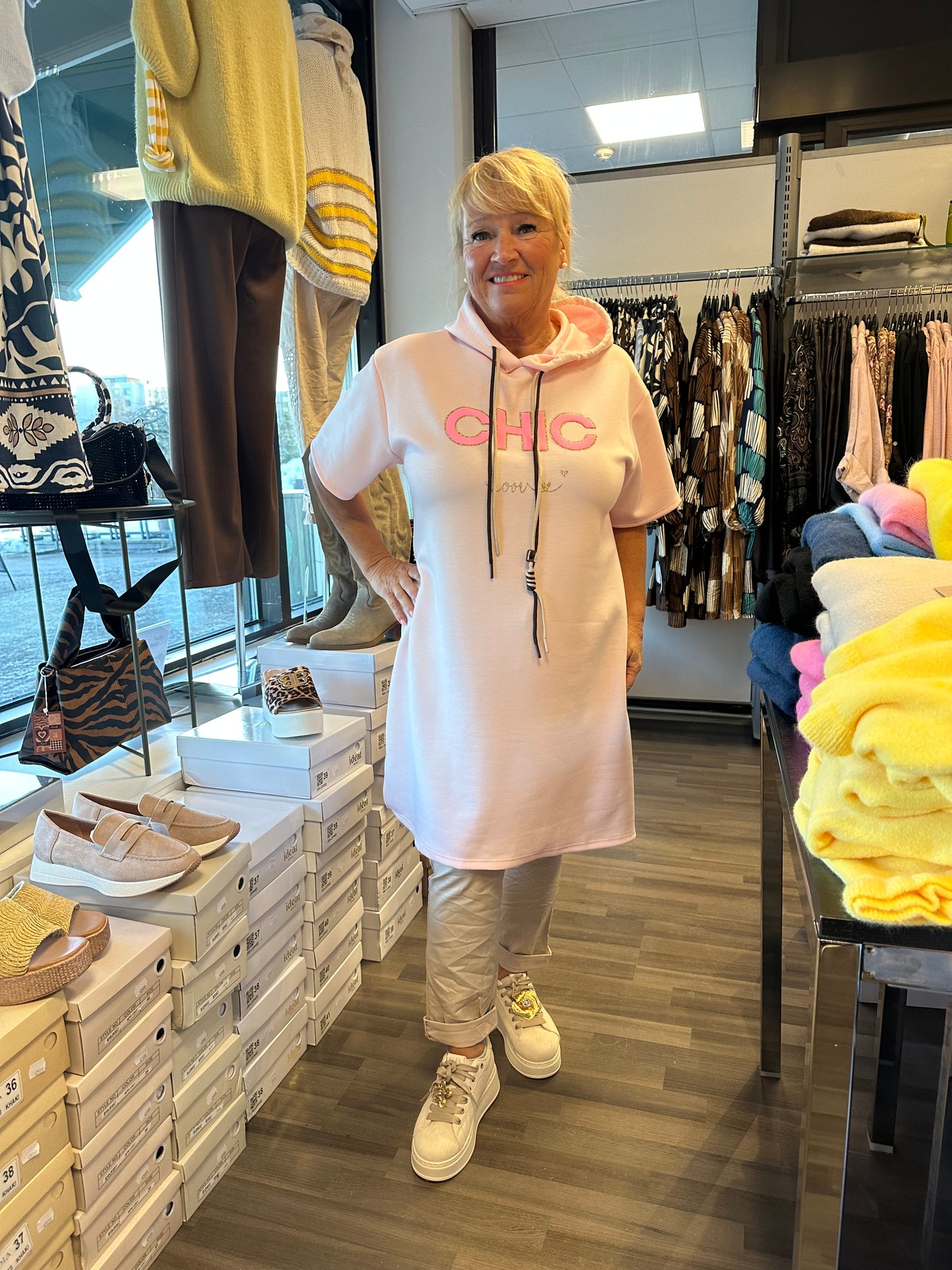 Huppari tunika/mekko Chic roosa