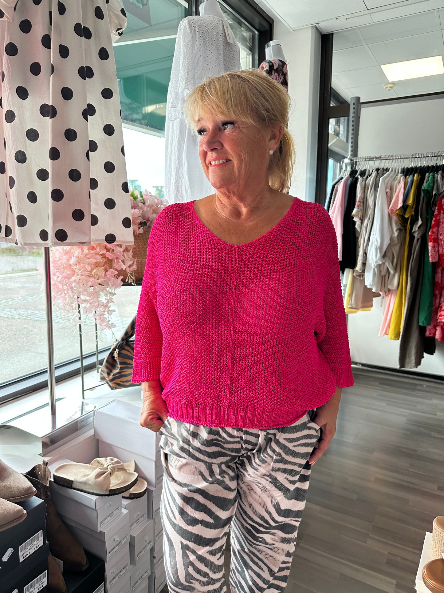 Plussize kuviollinen housu (3 sävyä)