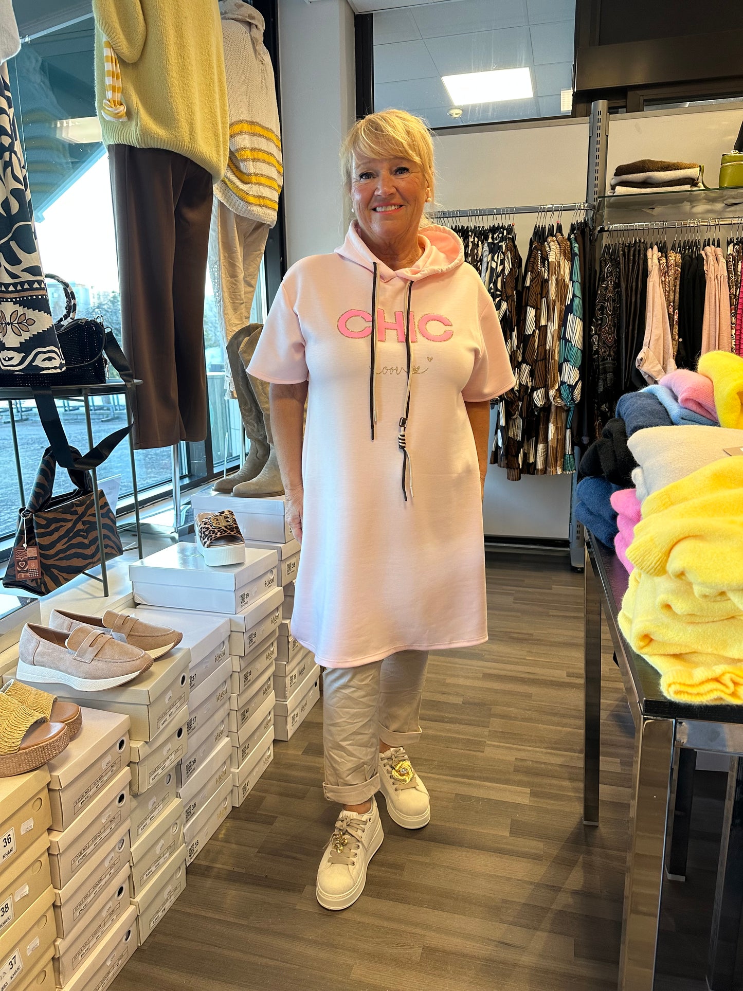 Huppari tunika/mekko Chic roosa