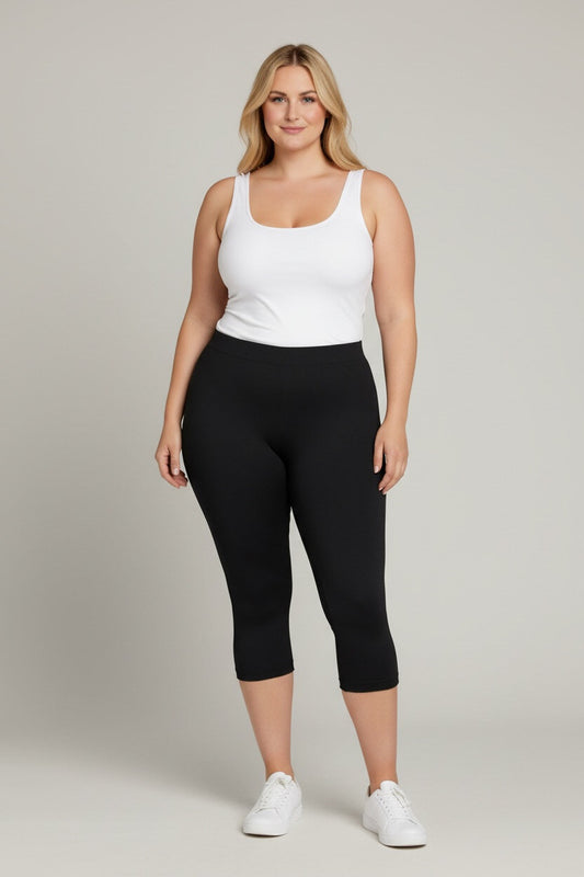 Capri legginssit (musta ja valkoinen)