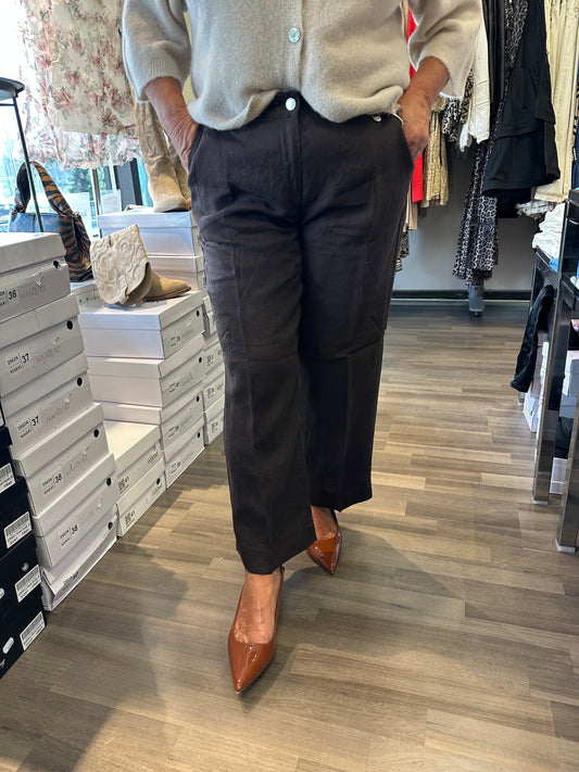 Pellava culotte Nora suklaanruskea