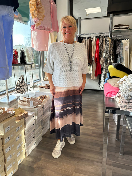 Neule Crochet valkoinen