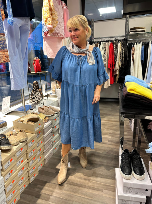 Plussize tencel mekko (2 väriä)