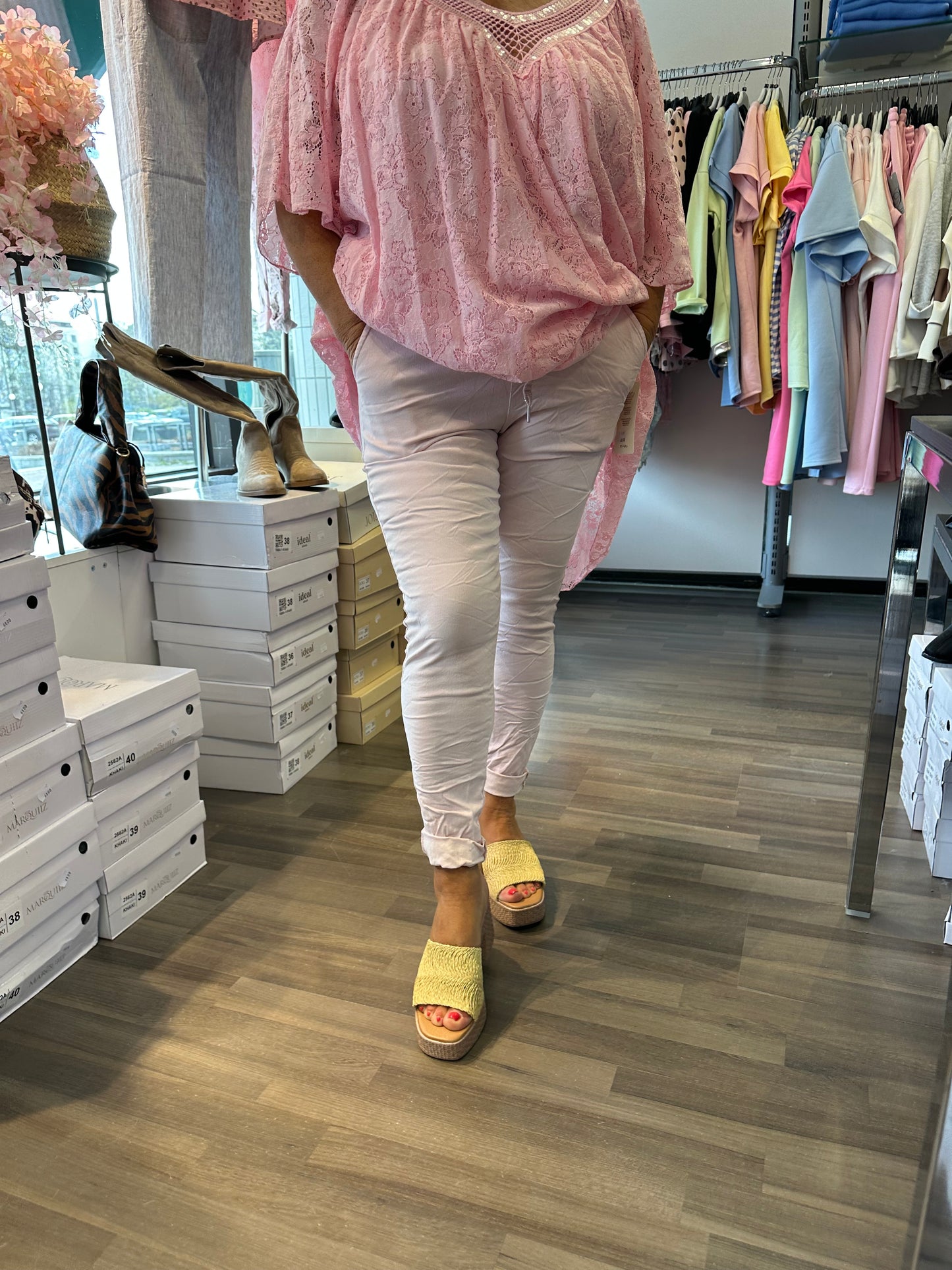 Roosa stretch housu