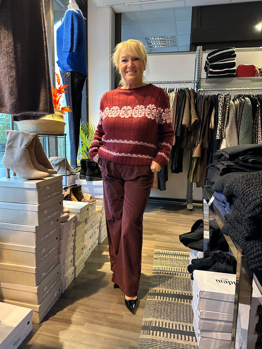 Onesize neulepusero viininpunainen